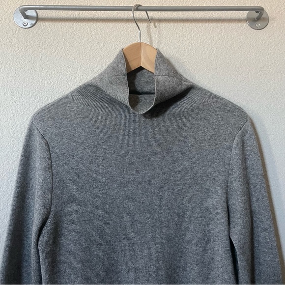 Lauren Manoogian Organic Cotton/Wool Blend Mockneck Knit Pullover Sweater Sz:3 - Picture 3 of 8